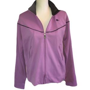 Nike Purple with Gray Collar/Piping Jacket